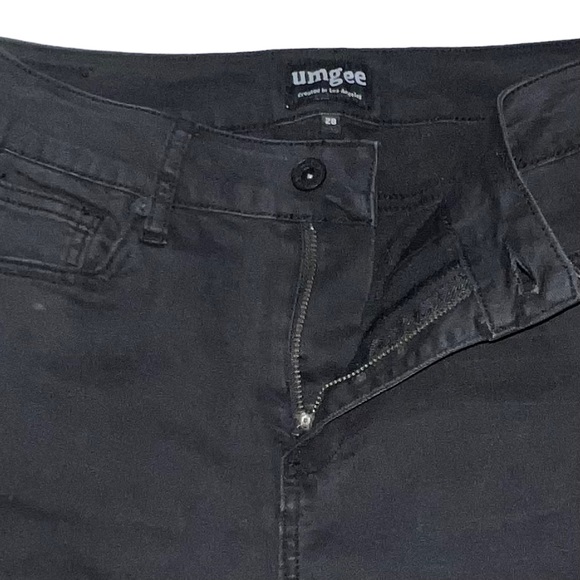 Umgee Lightweight Denim Jeans Lace up Hem - Picture 11 of 13